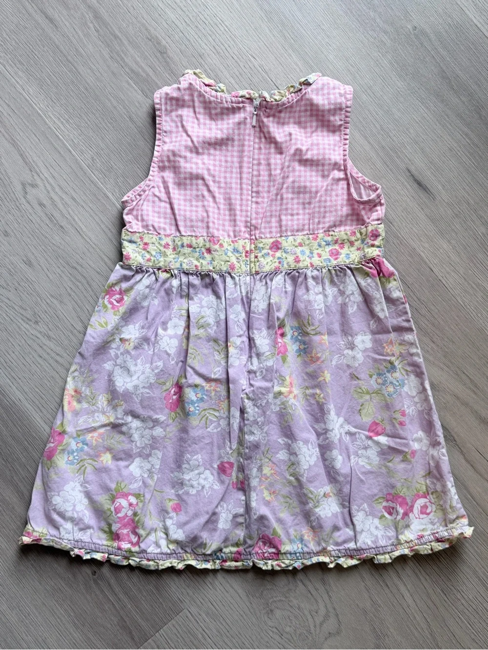 Hanna Andersson Ruffle Sundress - Pink/Purple (size 100 or US 4)